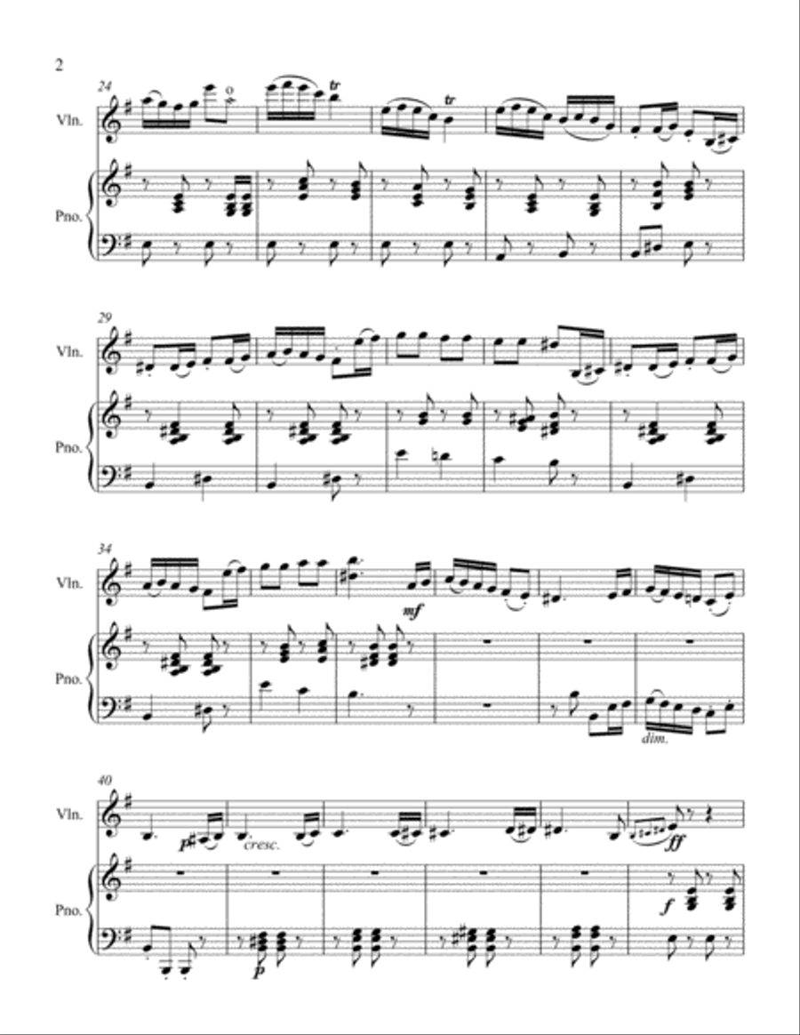 Dervish Dance Violin Solo scores gallery preview page 5