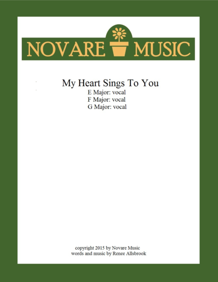 My Heart Sings to You image number null