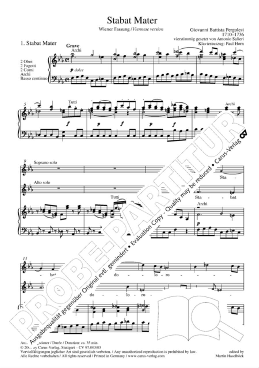 Stabat mater Stabat mater 4-Part scores gallery preview page 3