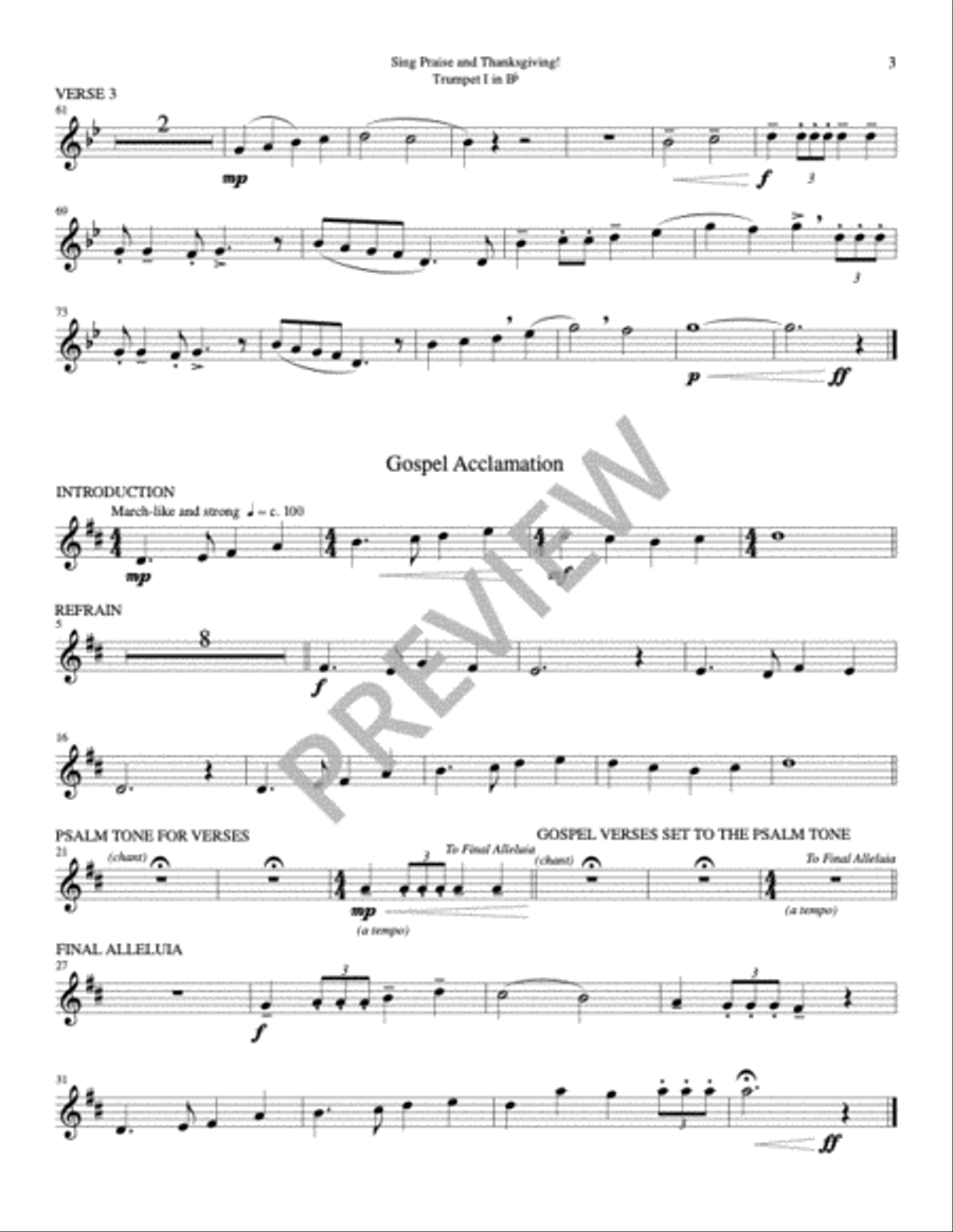 Sing Praise and Thanksgiving Mass-Choir, Cantor, Keyboard, Guitar Edition Choir scores gallery preview page 10