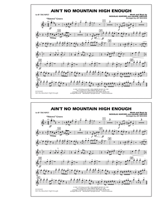 Book cover for Ain't No Mountain High Enough - 1st Bb Trumpet