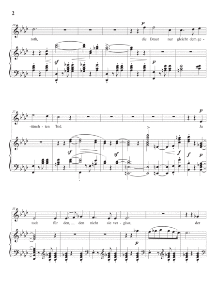 SCHUMANN: Der Spielmann, Op. 40 no. 4 (transposed to F minor)