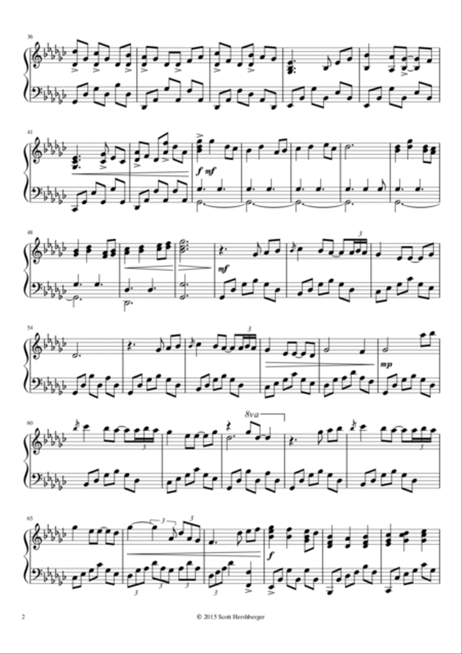 Sunlit Jewels Sunlit Jewels Piano Solo scores gallery preview page 2
