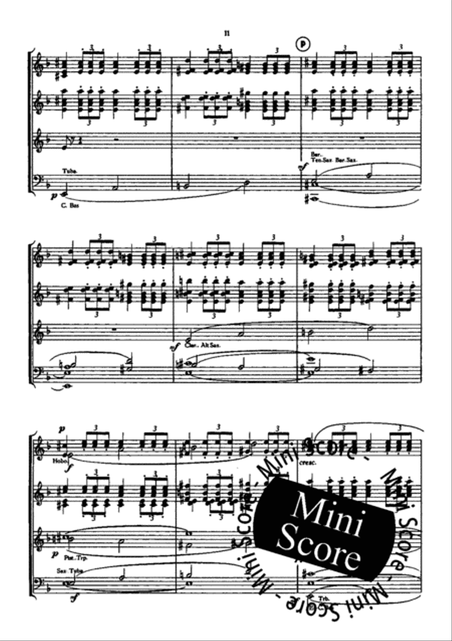 Le Roi D'Ys Fanfare Band scores gallery preview page 13