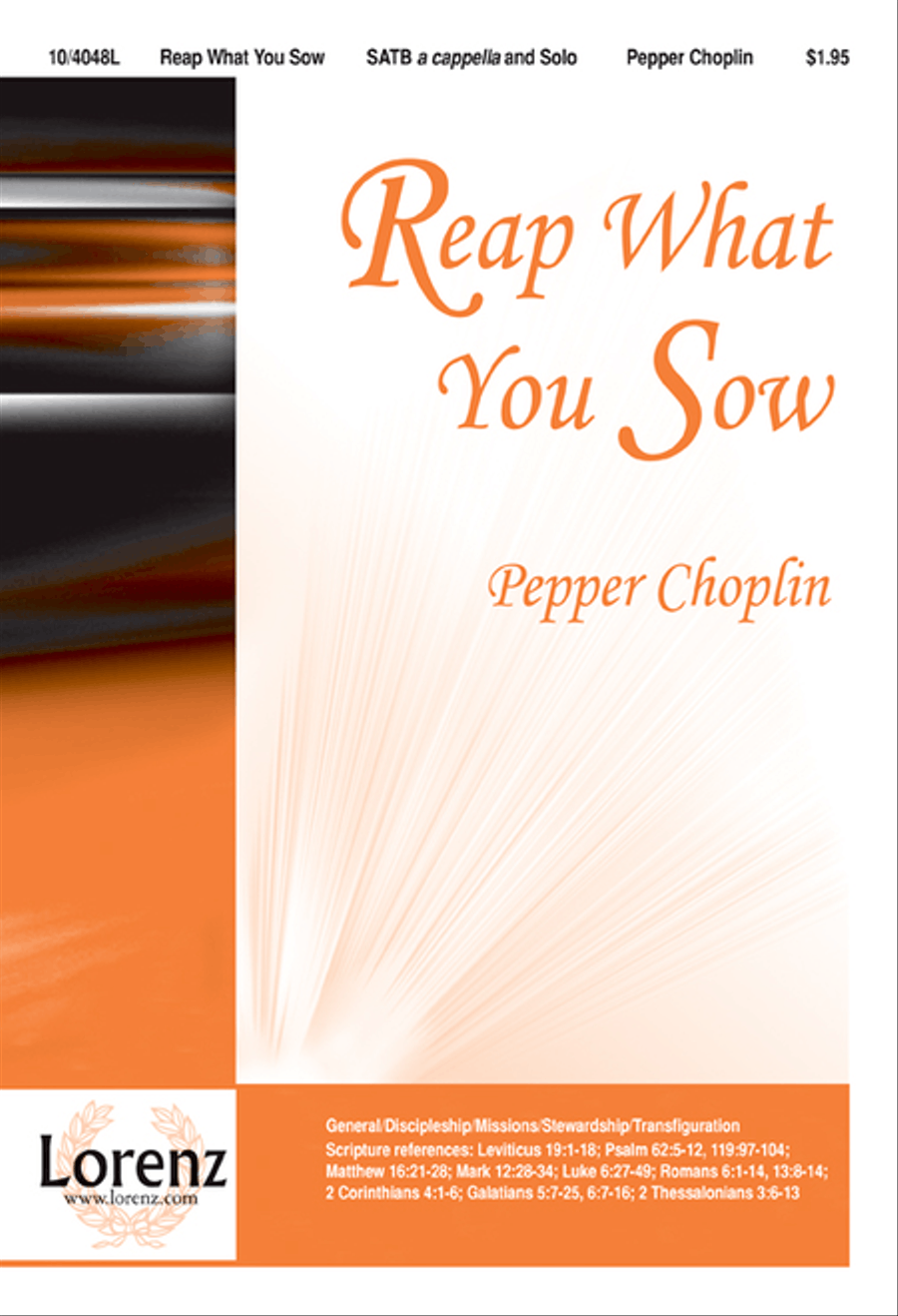Reap What You Sow 4-Part scores gallery preview page 1