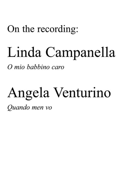 Cantolopera: Puccini Arias for Soprano Volume 1 image number null
