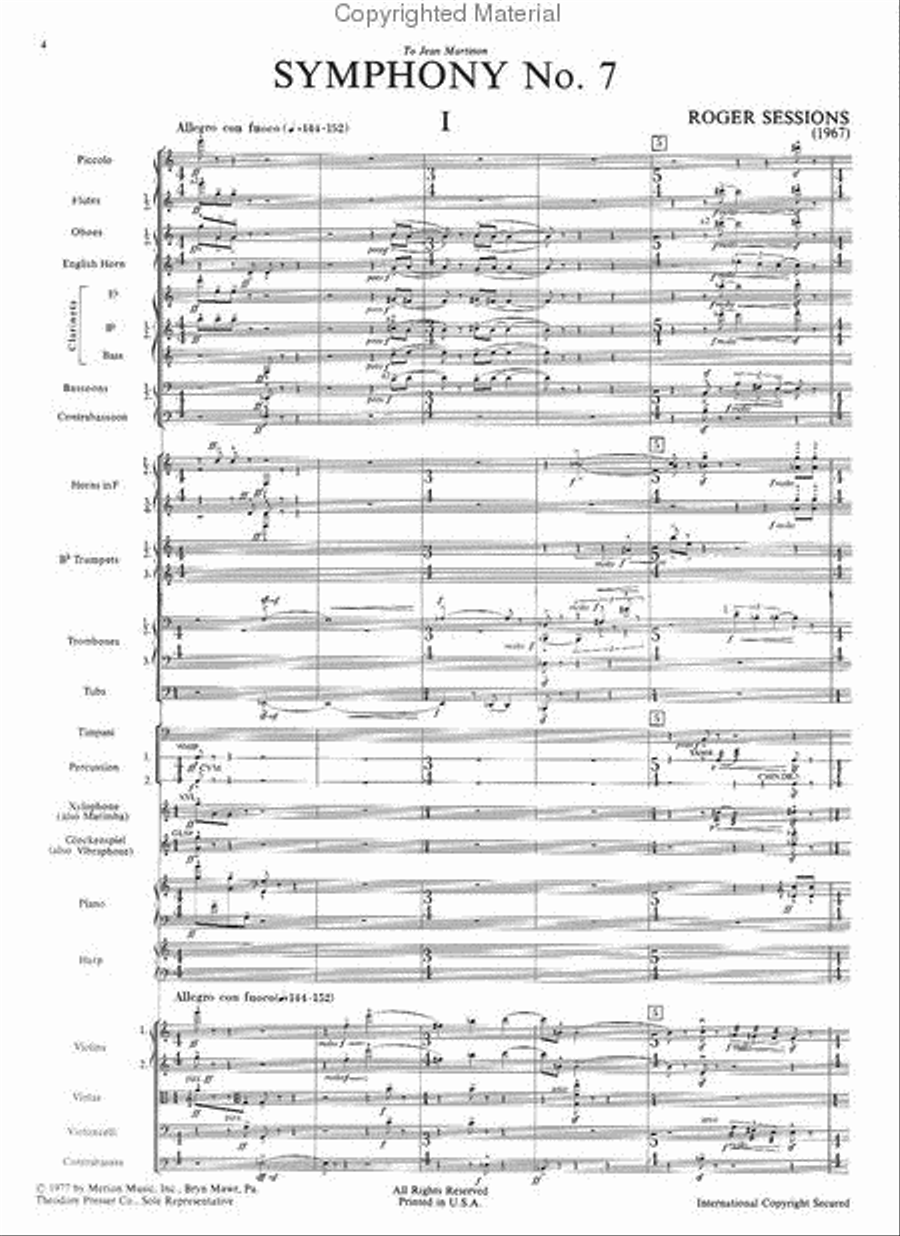 Symphony No. 7 Orchestra scores gallery preview page 2