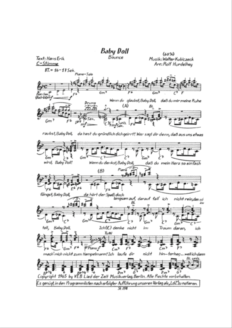 Baby Doll Voice scores gallery preview page 2