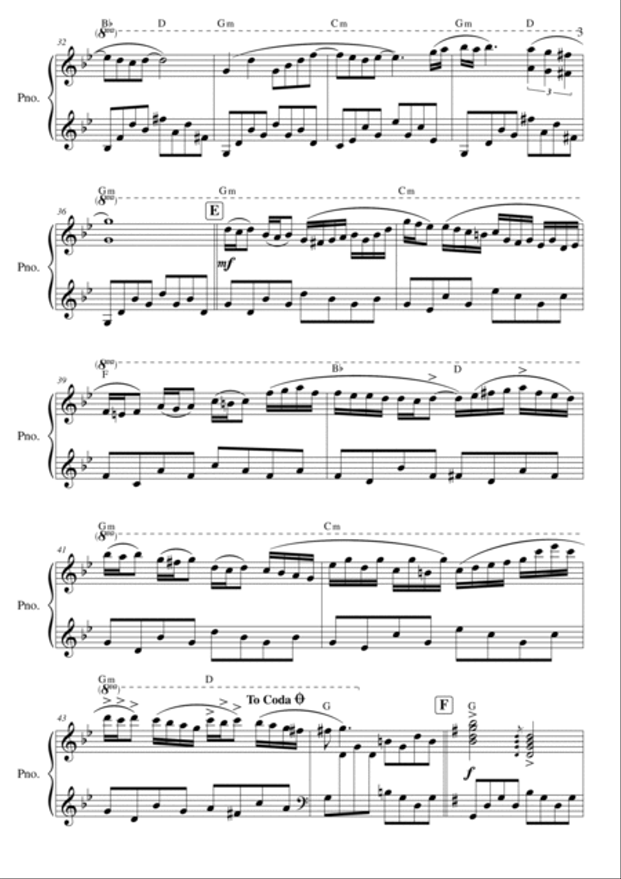Lyphard Melody Lyphard Melody Piano Solo scores gallery preview page 3