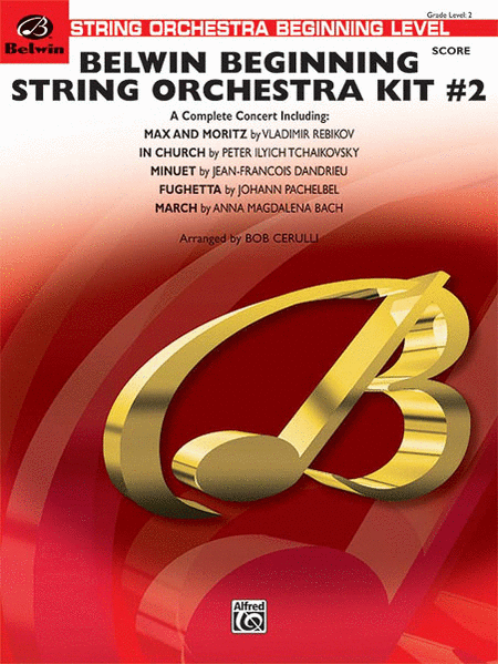 Belwin Beginning String Orchestra Kit #2 by Vladimir Rebikov Orchestra - Sheet Music