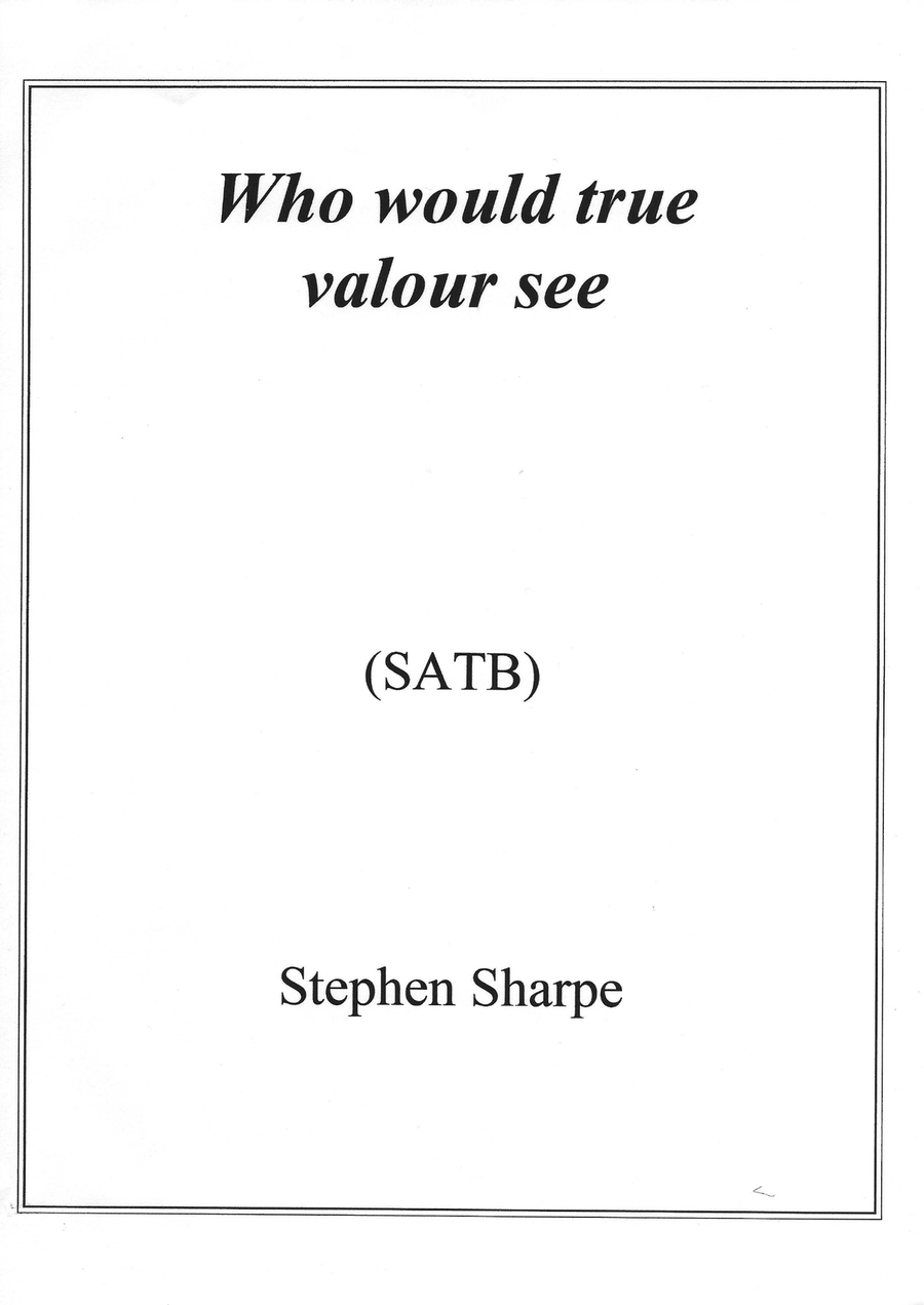 Who would true valour see 4-Part scores gallery preview page 1