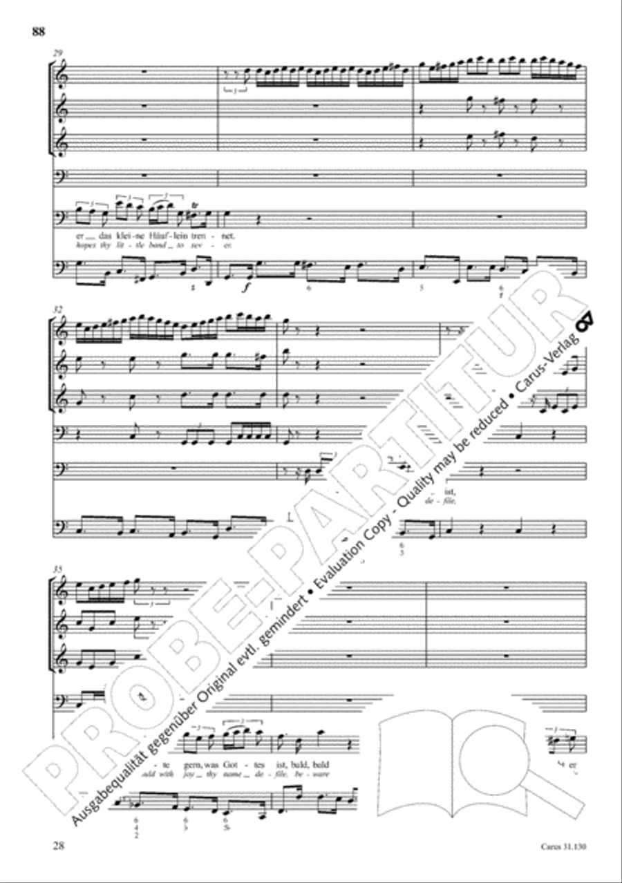 The Complete Sacred Vocal Works (Das geistliche Vokalwerk) Voice scores gallery preview page 89
