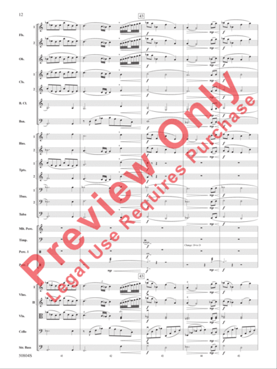 A Childhood Remembered Full Orchestra scores gallery preview page 13