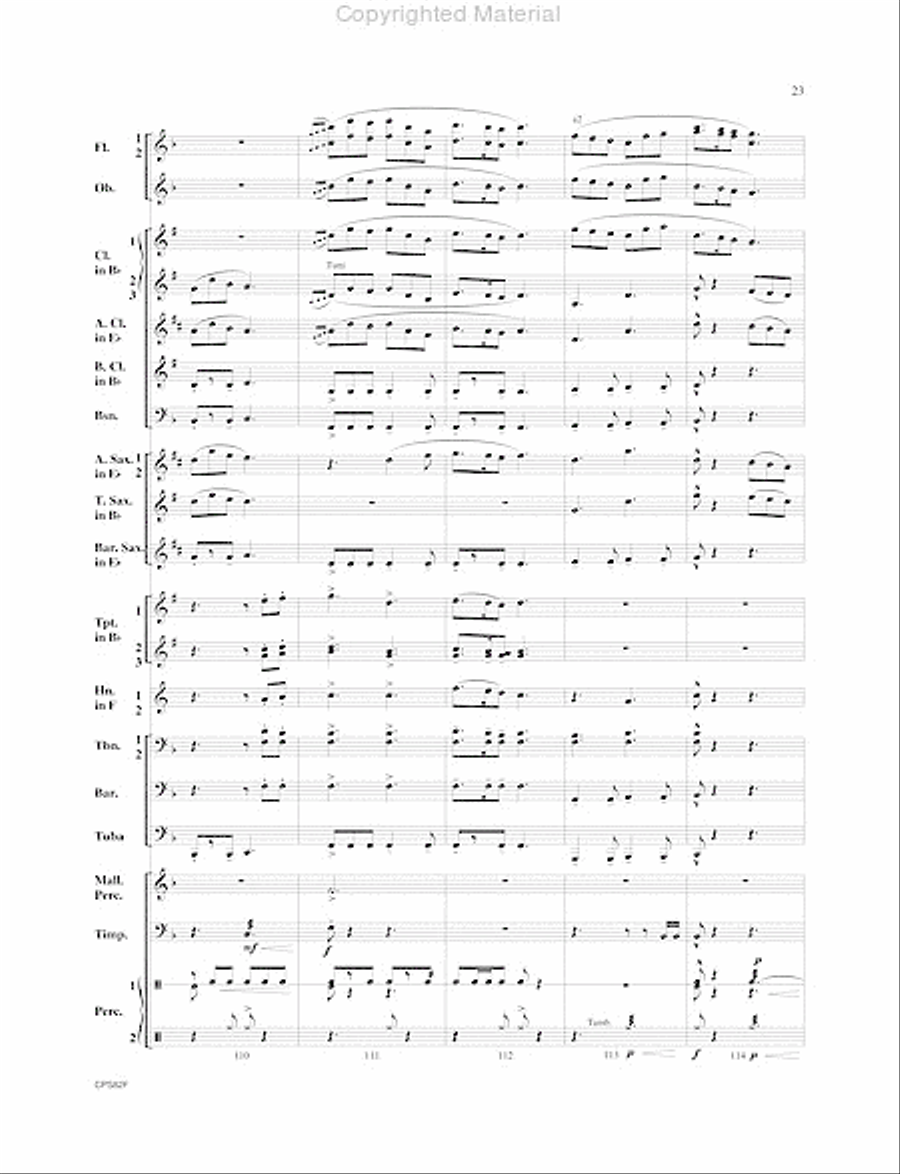 Highland Celebration Concert Band scores gallery preview page 24