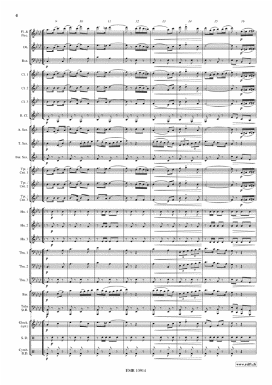 Bravura Concert Band scores gallery preview page 5