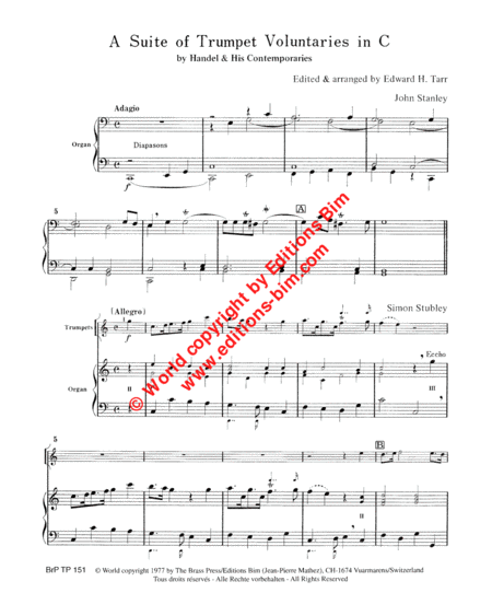 A Suite of Trumpet Voluntaries (Haendel etc.)