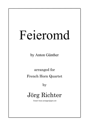 Feieromd (End of Work) - Traditional German Song for French Horn Quartet
