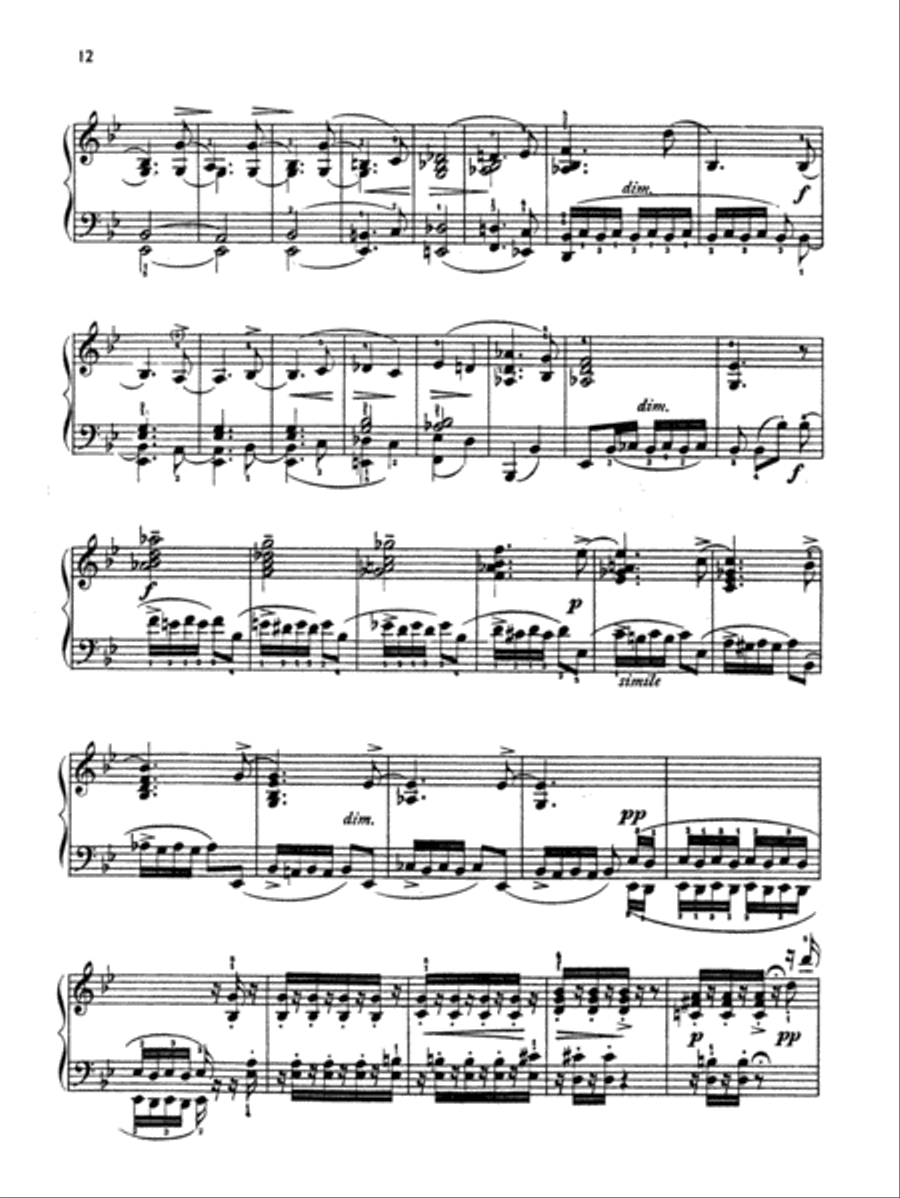 Gade: Fantasy Pieces, Op. 41 Piano Solo scores gallery preview page 2