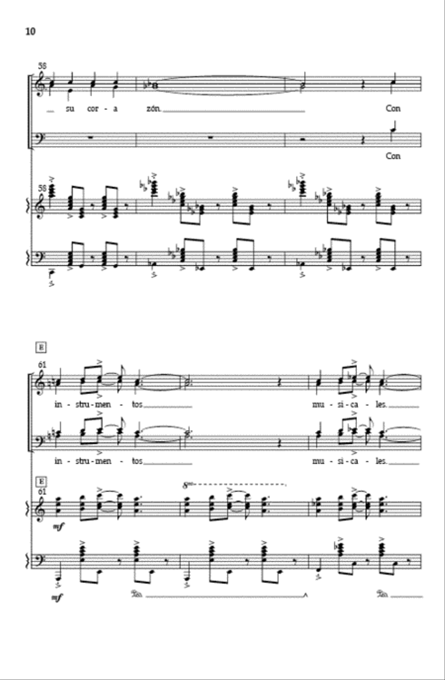 Ritmo SA(T)B Ritmo SA(T)B SA scores gallery preview page 9