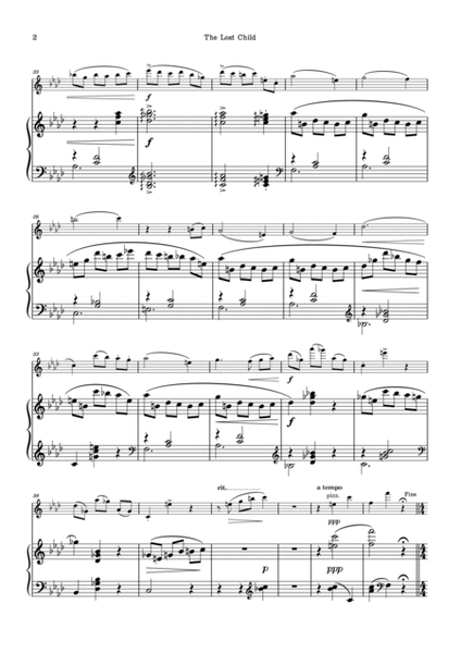 The Lost Child for violin and piano image number null