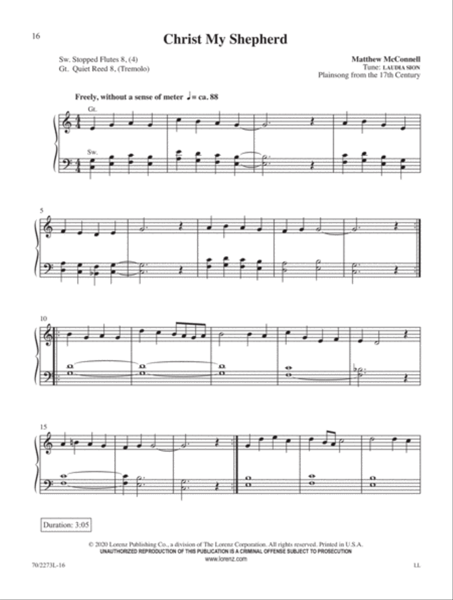 The Lord's Supper Organ Solo scores gallery preview page 8
