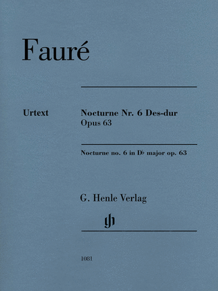 Book cover for Nocturne No. 6 in D-Flat Major Op. 63