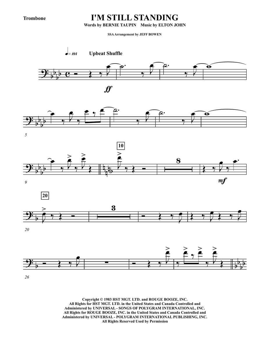 I'm Still Standing Concert Band scores gallery preview page 6