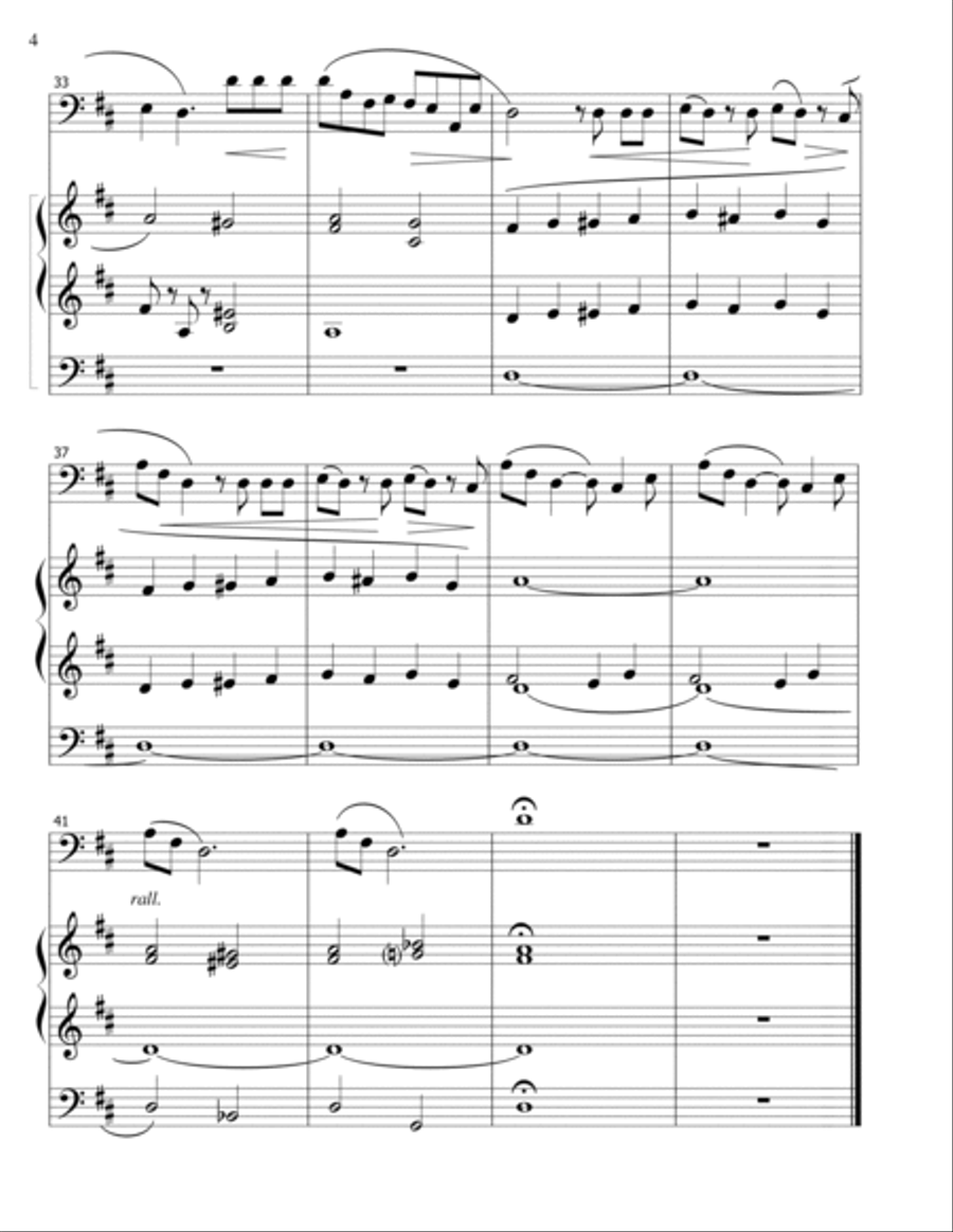 Recit de Hautbois Brass Duet scores gallery preview page 4