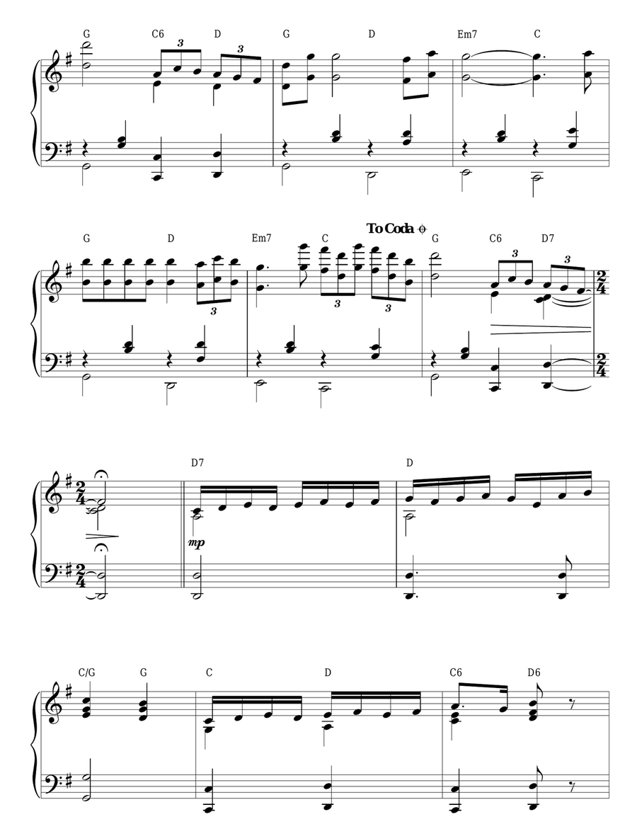 Time To Say Goodbye (Con Te Partiro) Piano Solo scores gallery preview page 3