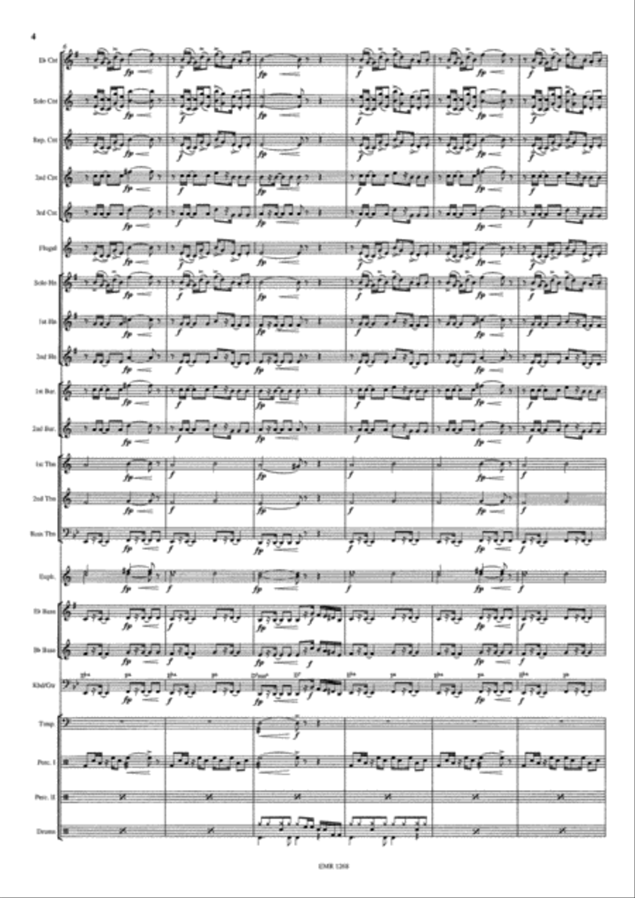 Attention, Mesdames et Messieurs Brass Band scores gallery preview page 5
