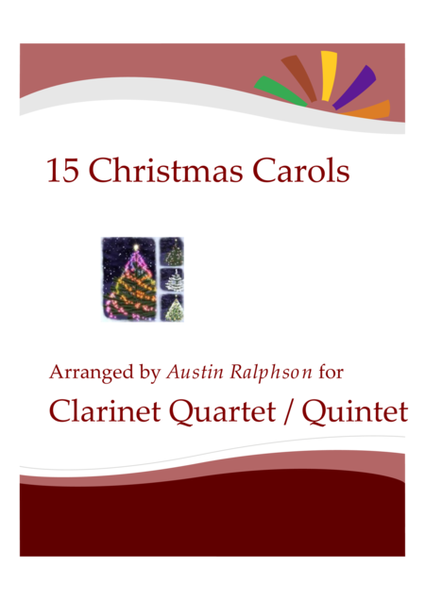 15 Christmas Carols for clarinet quartet or quintet image number null