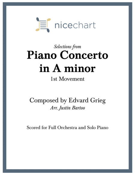 Selections from Piano Concerto in A Minor, 1st Movement (Score & Parts) image number null