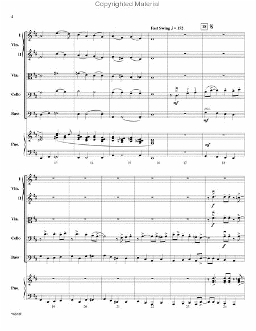 (There's No Place Like) Home For the Holidays String Orchestra scores gallery preview page 3