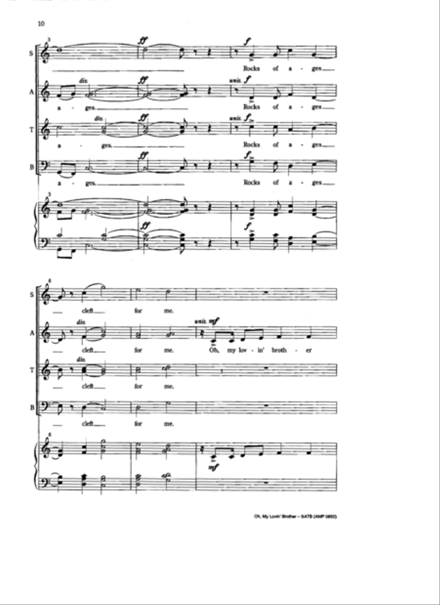 This Bitterly Beautiful Land Two Choruses 4-Part scores gallery preview page 12