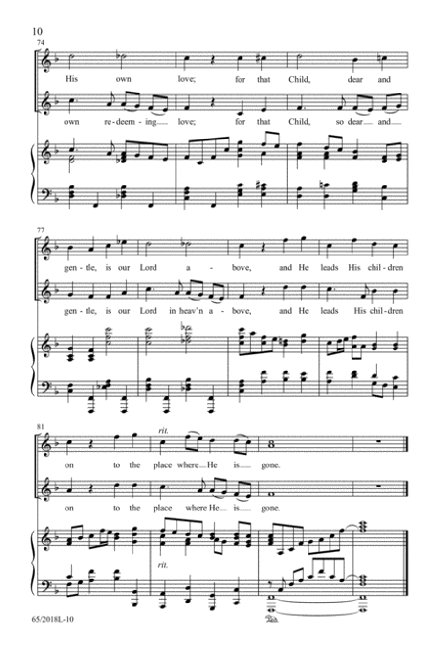 A Ceremony of Lessons and Carols 3-Part scores gallery preview page 11