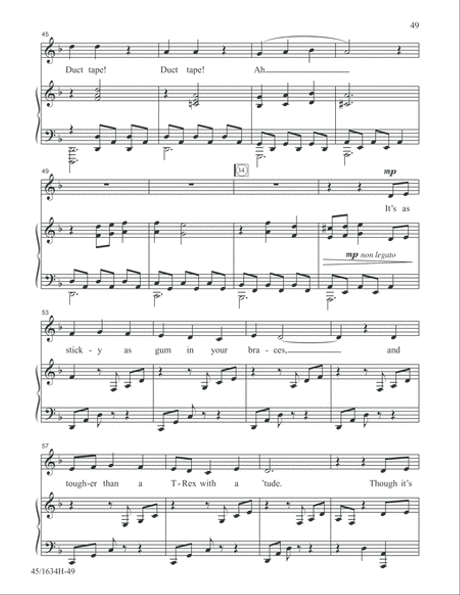 Together Together Unison Choir scores gallery preview page 49