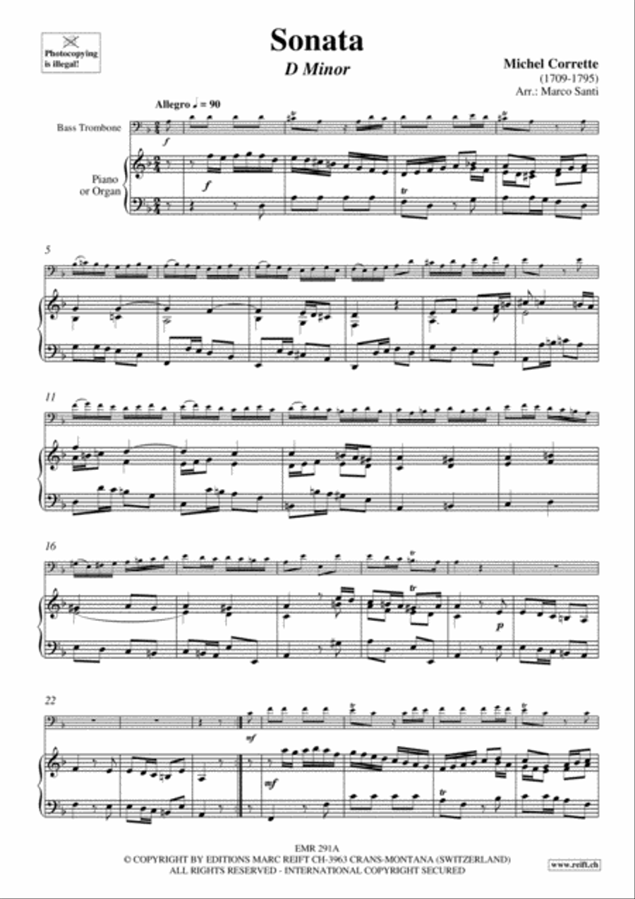 Sonata Trombone scores gallery preview page 4