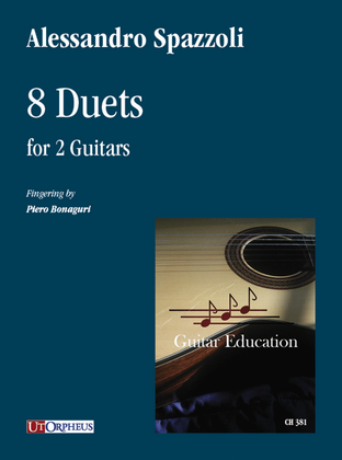 Book cover for 8 Duets for 2 Guitars