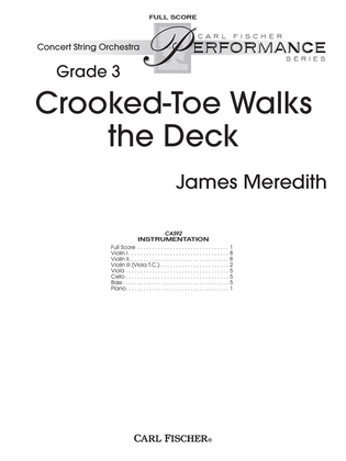 Book cover for Crooked-Toe Walks the Deck
