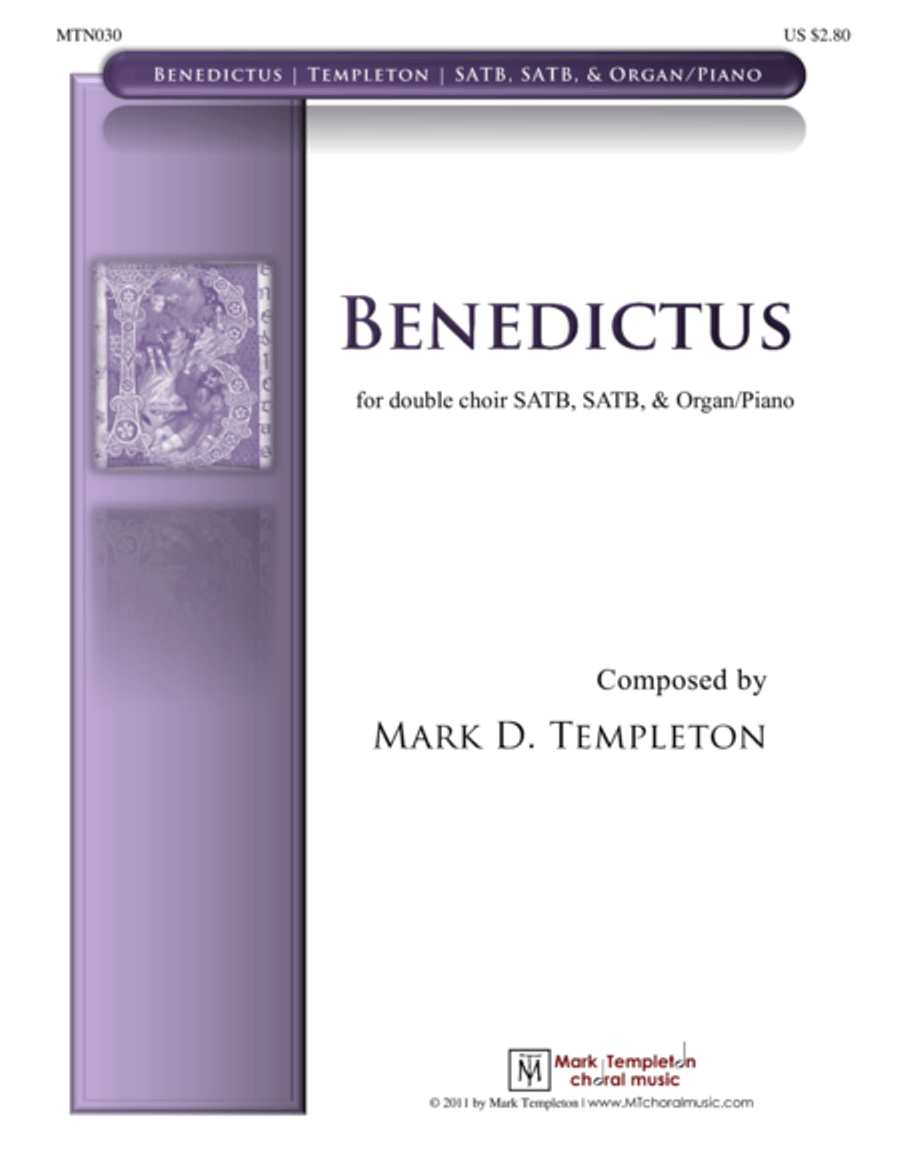 Benedictus 4-Part scores gallery preview page 1