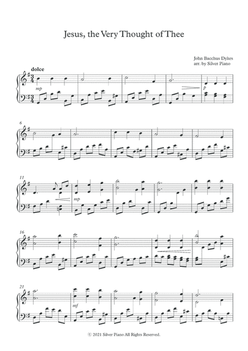 Jesus, the Very Thought of Thee (PIANO HYMN)