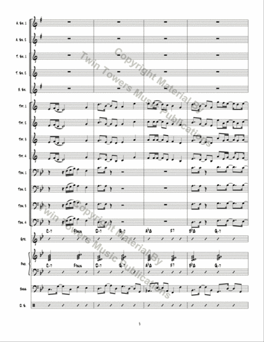 Boss of Funk Jazz Ensemble scores gallery preview page 6