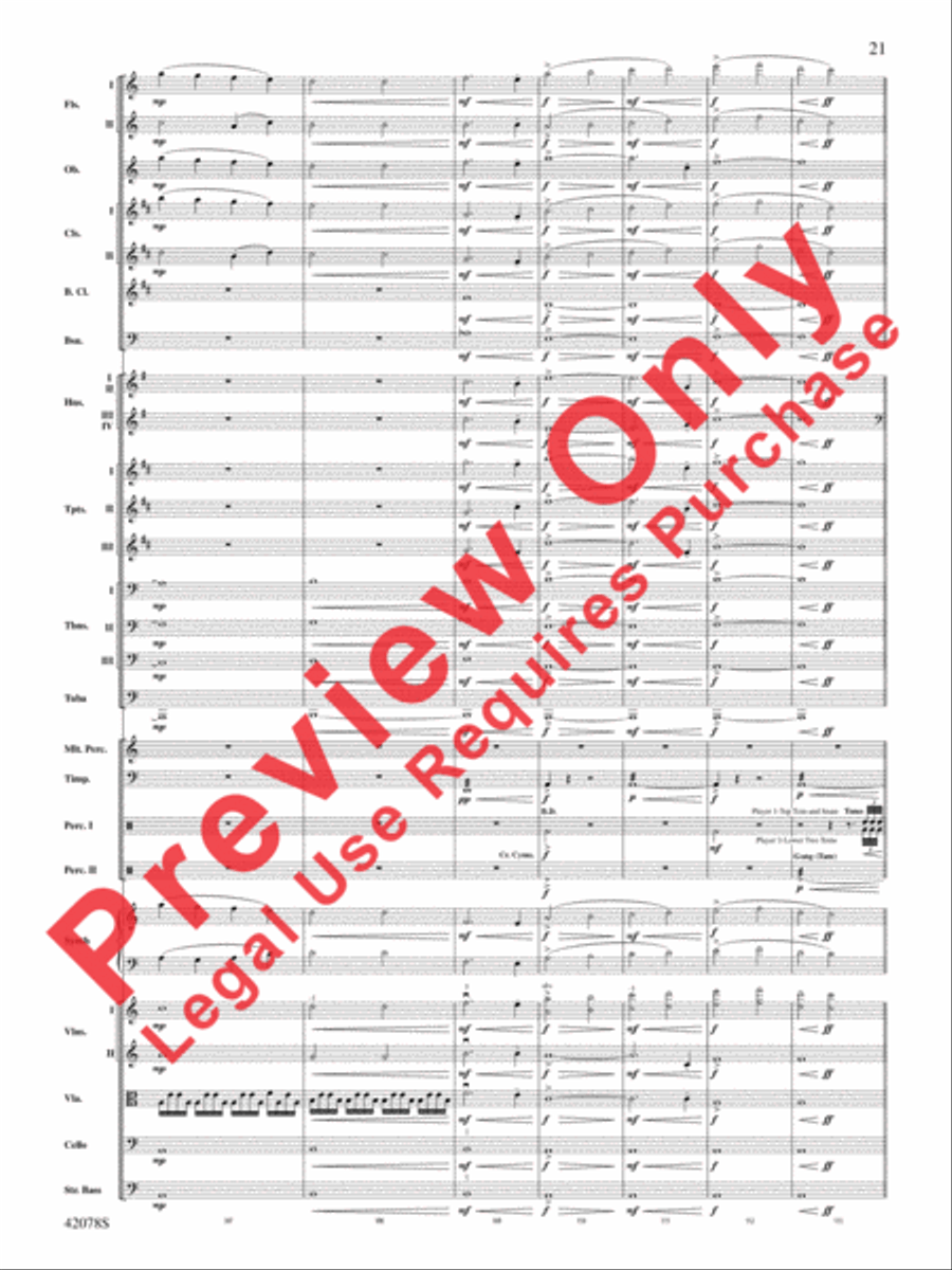 Man of Steel, Selections from Full Orchestra scores gallery preview page 22