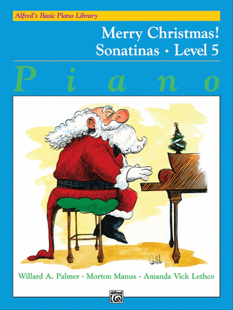 Alfred's Basic Piano Course Merry Christmas!, Level 5 Sonatinas Piano Method scores gallery preview page 1