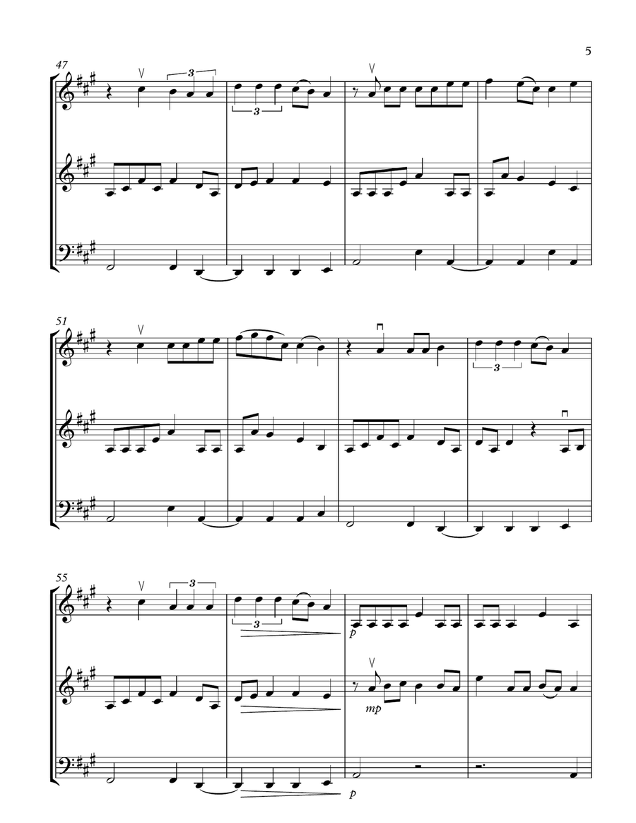 Intentions String Trio scores gallery preview page 5