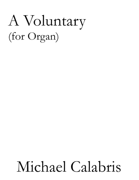 A Voluntary (for Organ) image number null