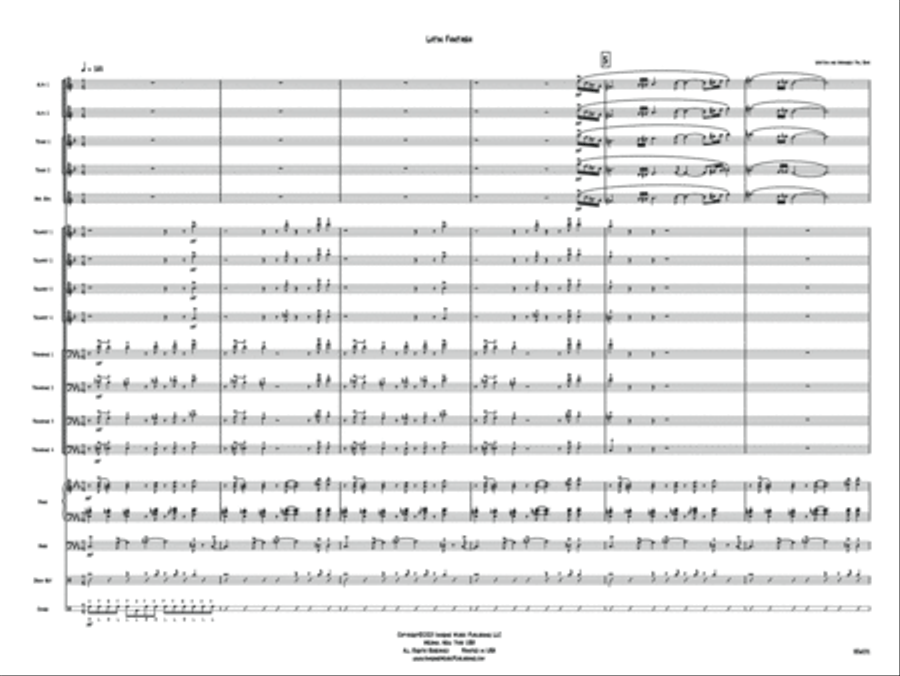 Latin Fantasia Jazz Ensemble scores gallery preview page 3