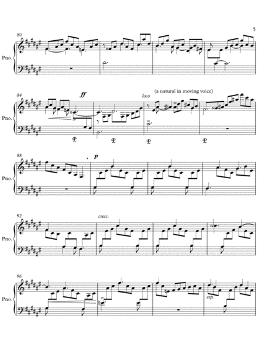 Three Pieces for the Right Hand Alone, op. 63 Piano Method scores gallery preview page 5