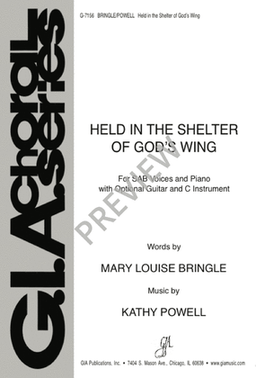 Held in the Shelter of God's Wing