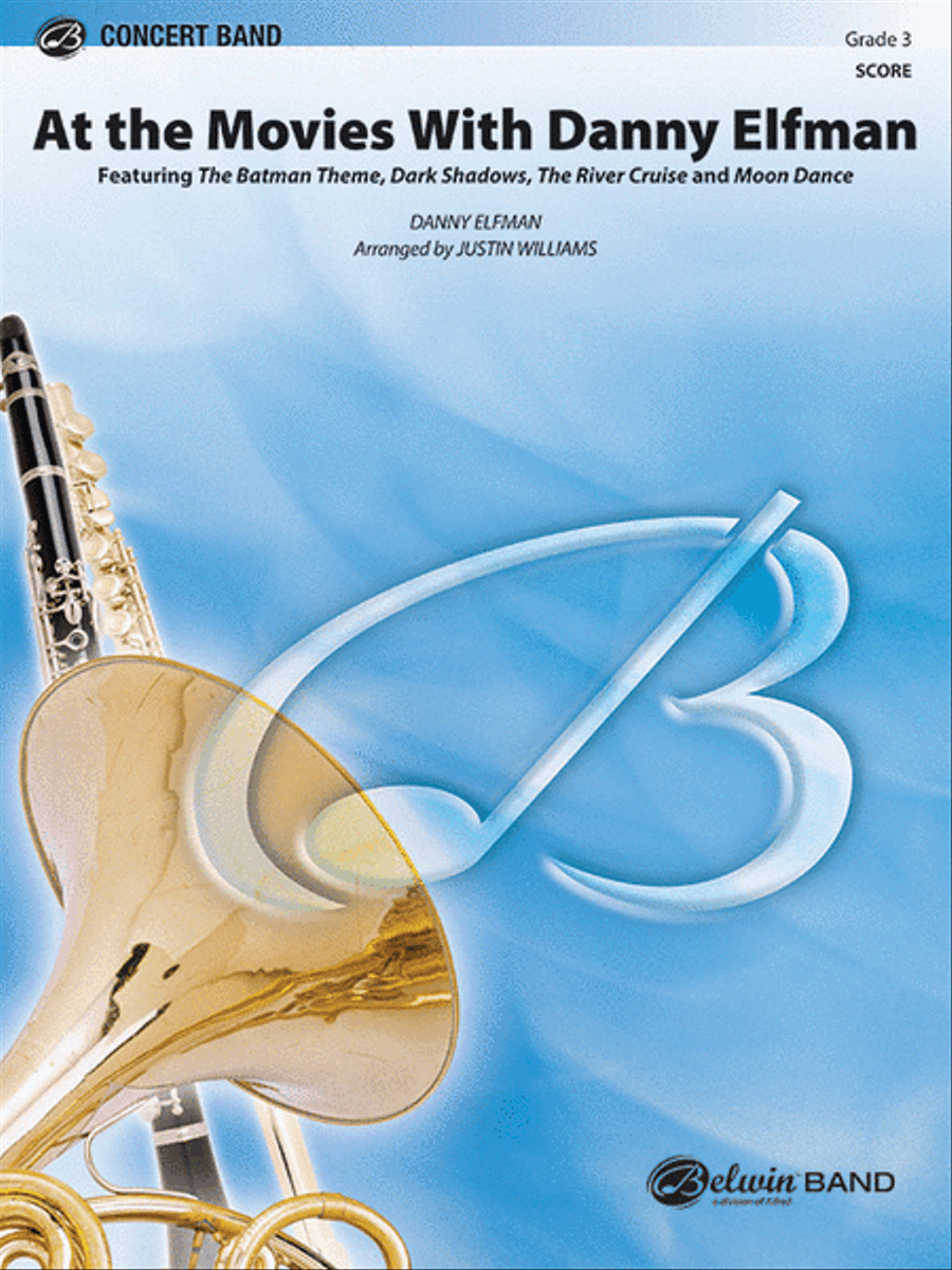 At the Movies with Danny Elfman Concert Band scores gallery preview page 1